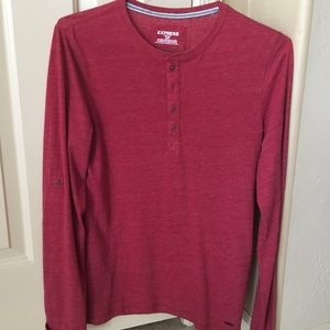 Long sleeve Henley. Express. Very Clean. Small.